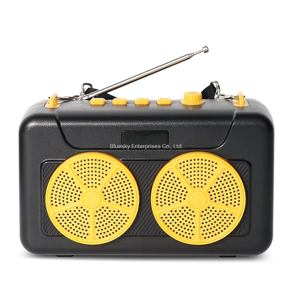 Colorful Portable Solar Bluetooth Speaker for Outdoor Adventures