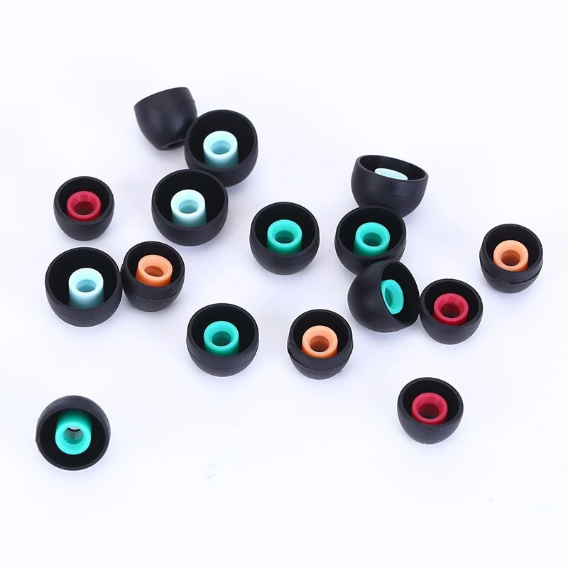Columbia Silicone Ear Tips for Sony Headphones, Hybrid Dual-Hardness Earbud Tips Replacement for in-Ear Earphones S/M/L