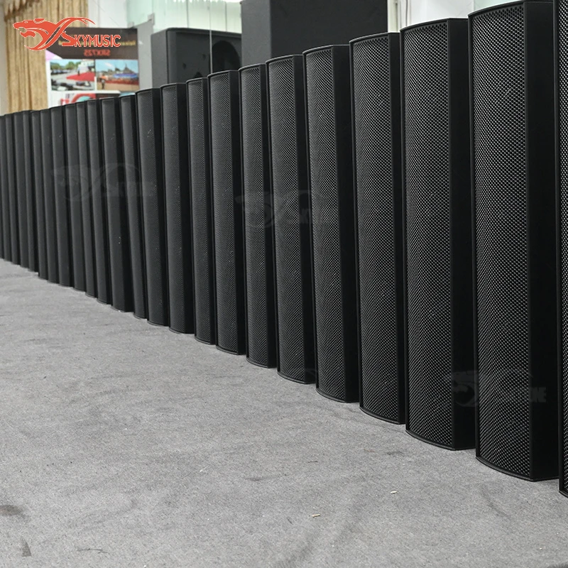 Column Speaker with Multiple Mounting Options Including Flying, Wall-Mount, and Support Pole