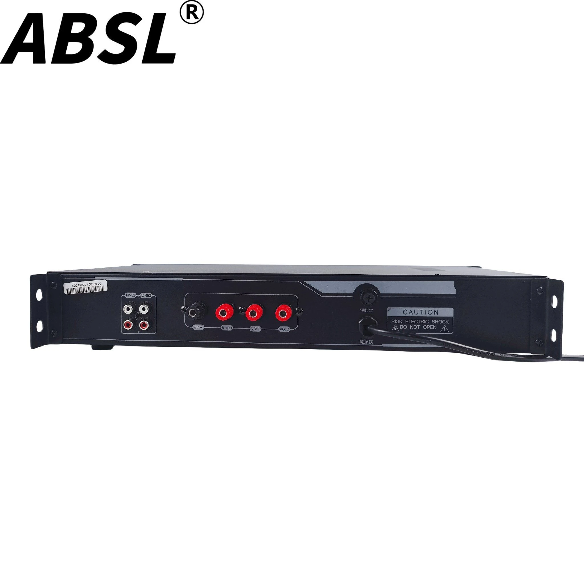 Combinated 180W 2 Zones Switching Audio PA Sound Mixer Power Amplifier