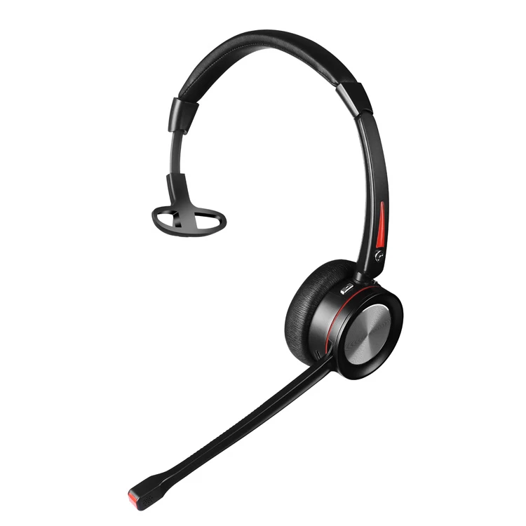 Comfortable Wireless Bluetooth Headphone with Microphone Business Noise Canceling Bt V5.0 Headset Office Mono Call Center Headset