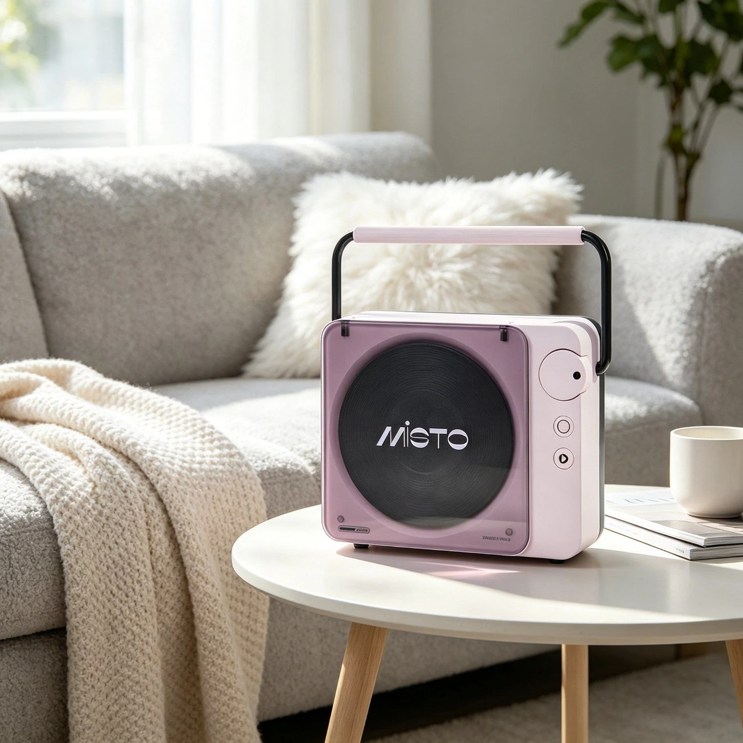 Compact Lightweight Bluetooth Speaker with Night Light for Travel
