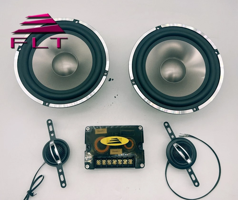 Components Car Speaker Set 6.5” Midwoofer Tweeter with Crossover