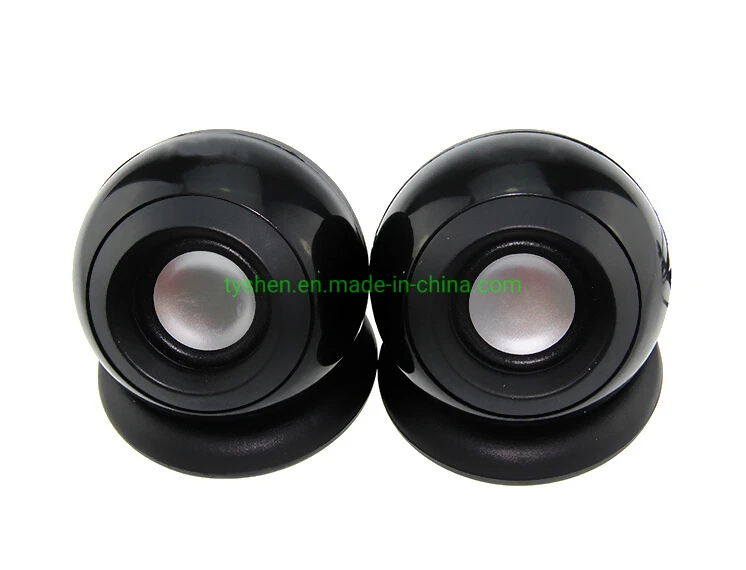 Computer Speaker 2.0 Channel, Port 1*3.5 Audio&1*USB