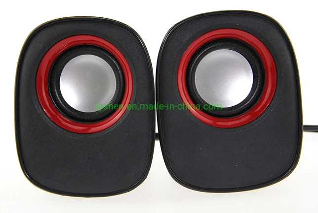 Computer Speaker Classic Deisgn, Plastic Housing Case, Various Color Available