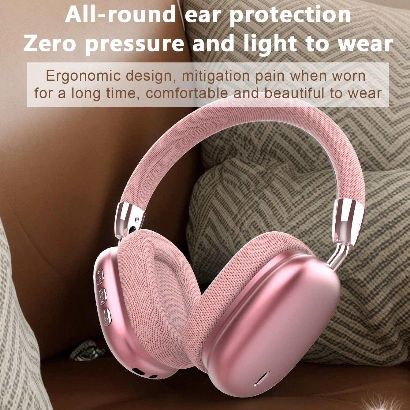 Cordless Over-Ear Gaming Microphone B36 Wireless Bluetooth Stereo Headphone Headset