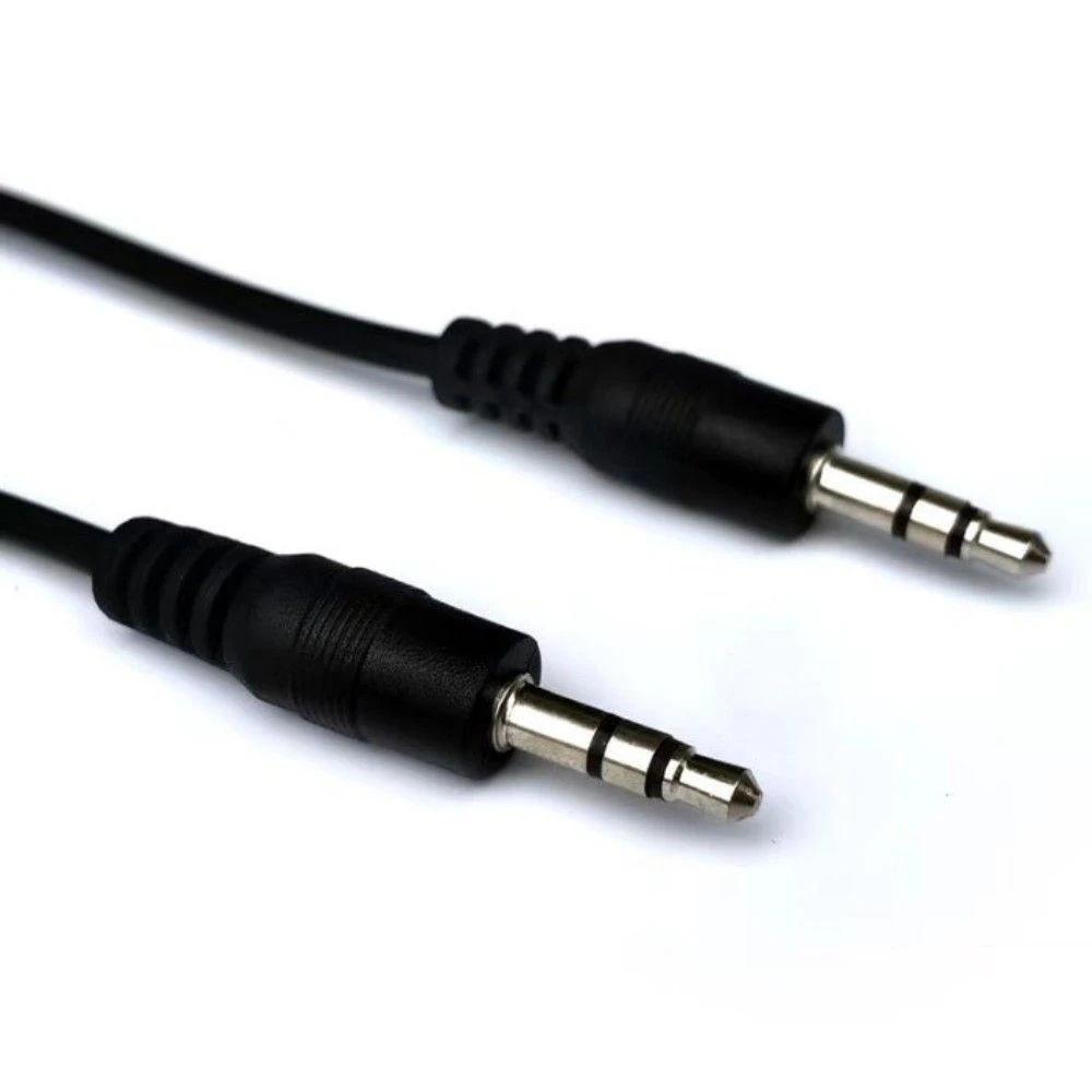Crystal Clear Anti-Corrosion 3.5mm Aux Audio Cable for Headphone & Earphone Audio Use