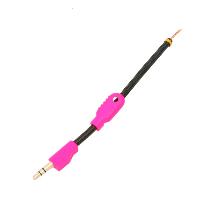 Custom 3.5mm Audio Cable with Durable PVC Coating, Flexible Wire for Headphones