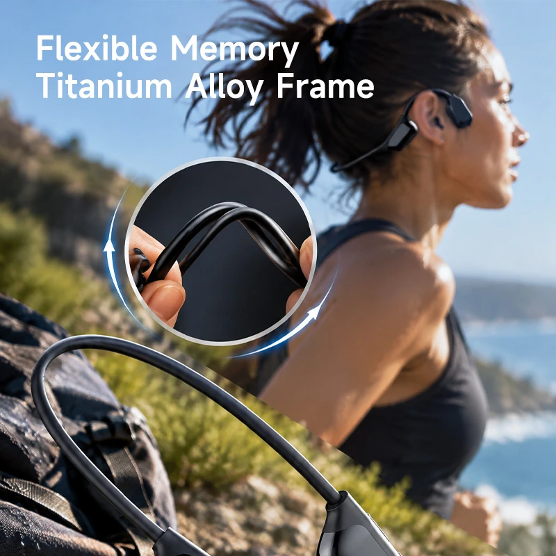 Custom Ai Bone Conduction Headphones Sports Running Earphones for Ipx6 Waterproof Stereo