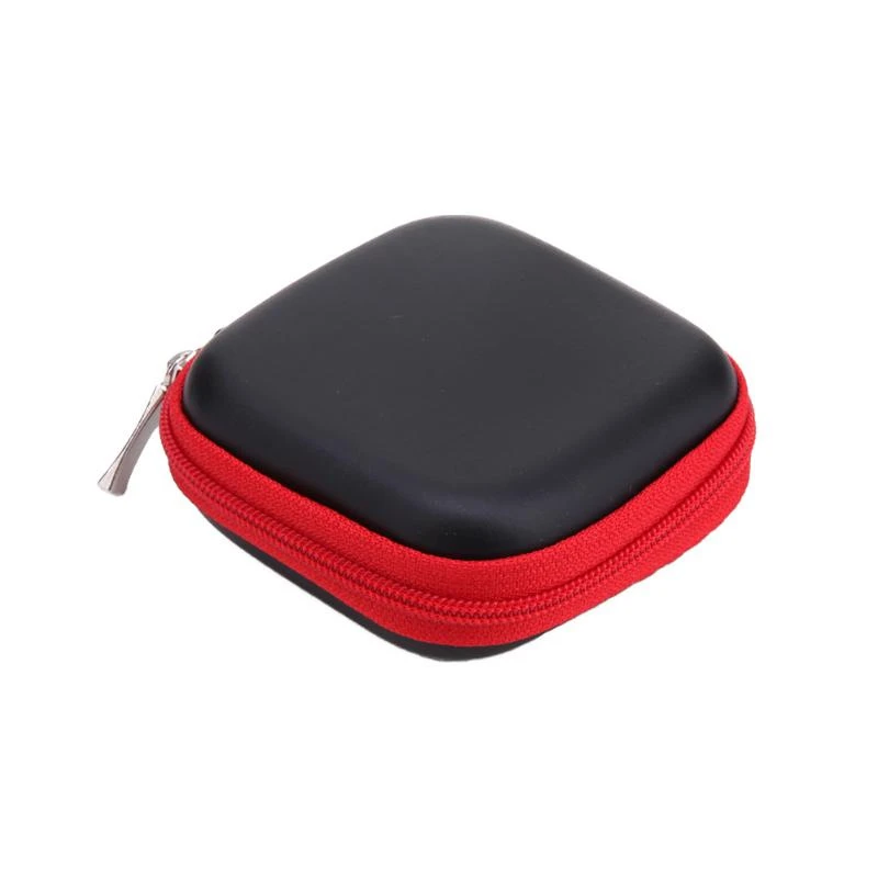 Custom Colorful Hard Shell Portable Waterproof Headphone Zipper Bluetooth Earphone Earbuds Hard EVA Case