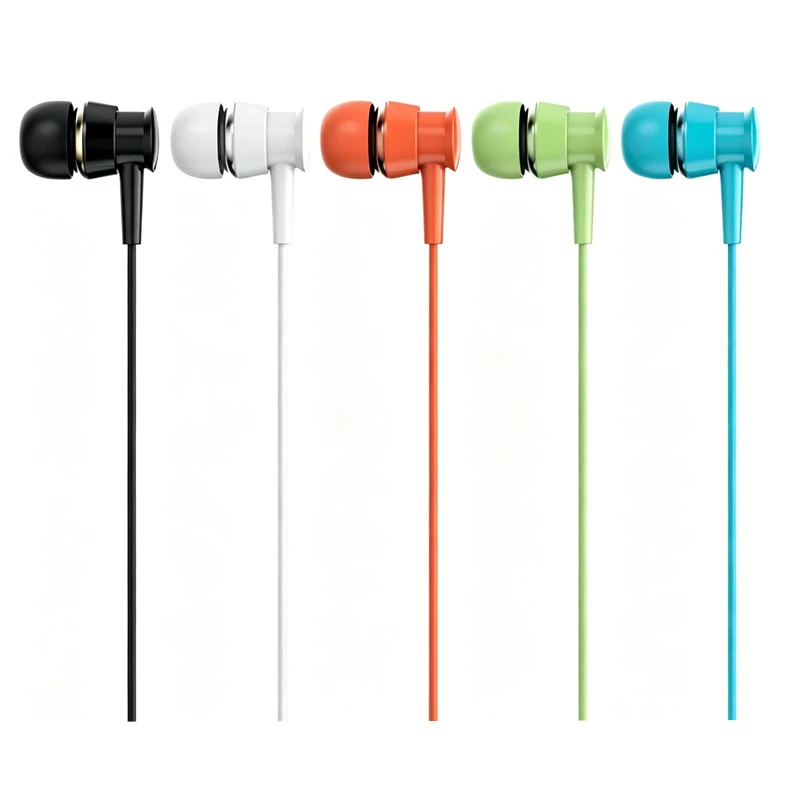 Custom Design USB-C Wired Earphones HiFi Stereo Sound with Microphone, Comfort Fit for Sports & Daily Use