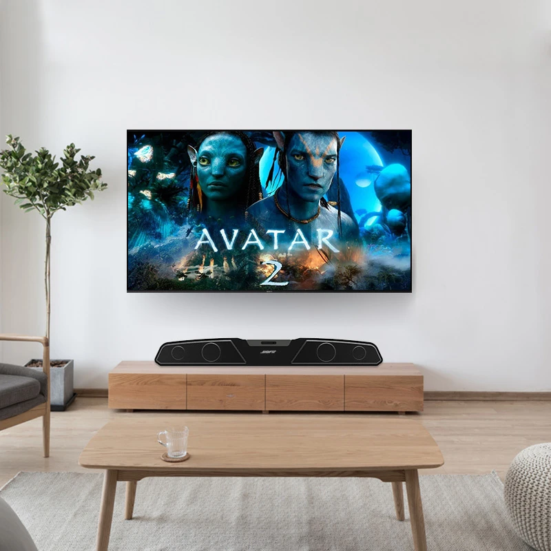 Custom Desktop Soundbar for Home Use Connects to TV 3D Surround Sound