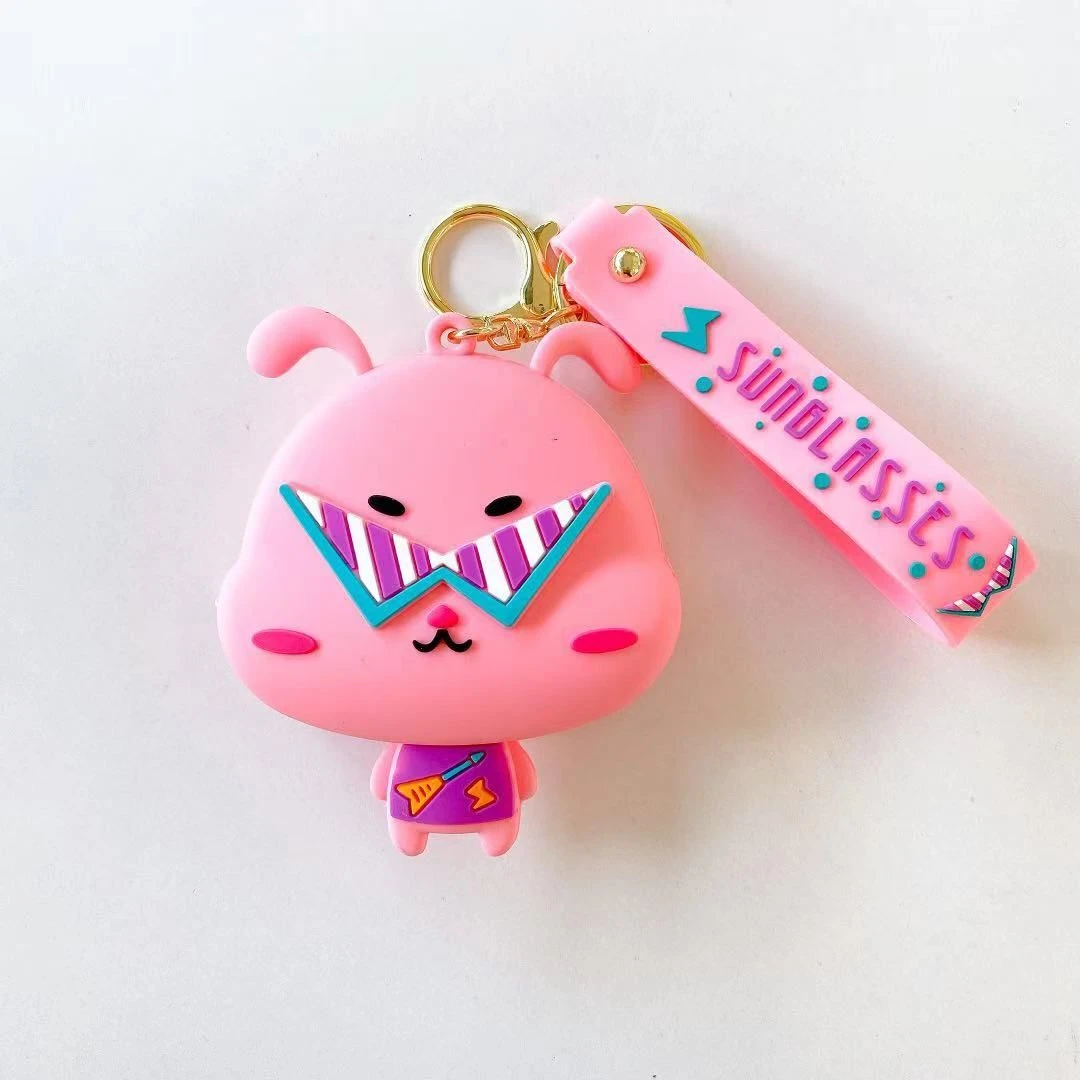 Custom Earbuds Case Keychain with Change Pouch for Souvenir Promotional Gift