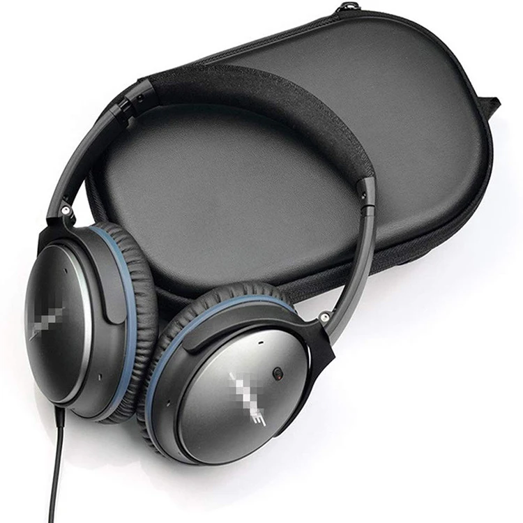 Custom Hard Shell Travel Protective Headphone Carrying Case Protective Portable EVA Headphone Case