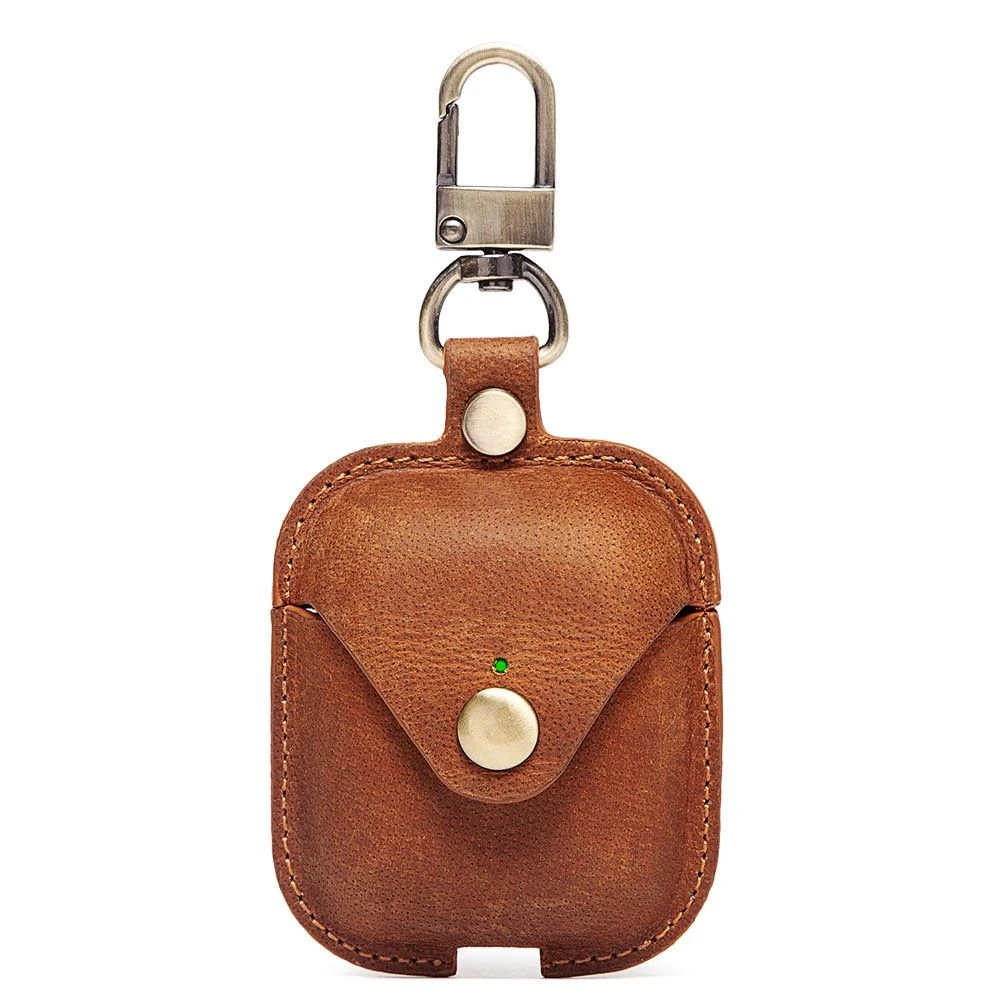Custom Logo Air Pod PRO Case Cover Leather Pouch Earphones Protective Case