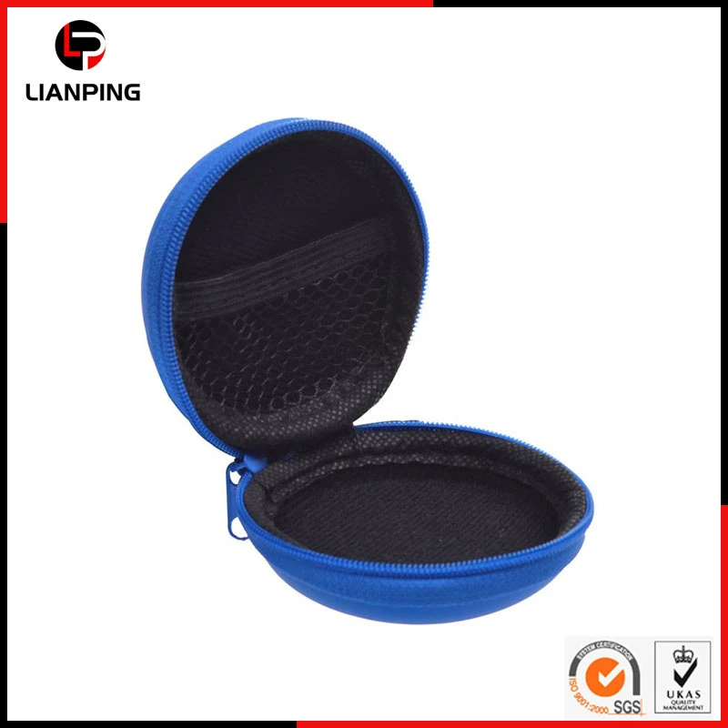 Custom Portable Protective Shakeproof Durable Waterproof Hard EVA Earphone Bag