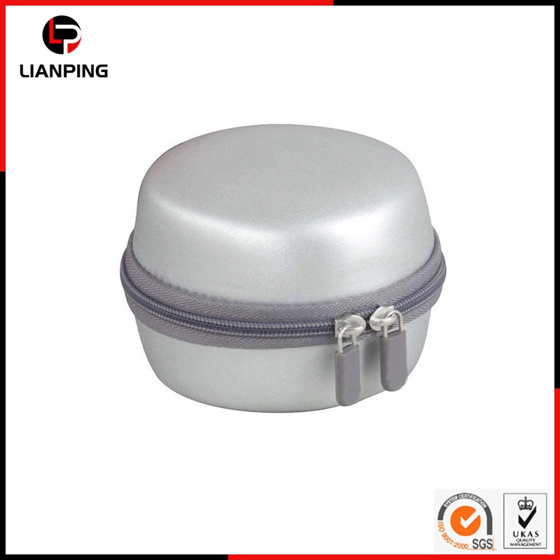 Custom Portable Protective Shockproof Zipper Hard Shell EVA Earphone Case