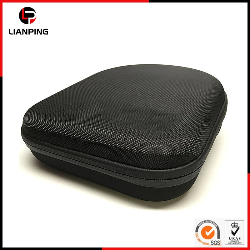 Custom Portable Shockproof Waterproof Hard EVA Headphone Case with Zipper