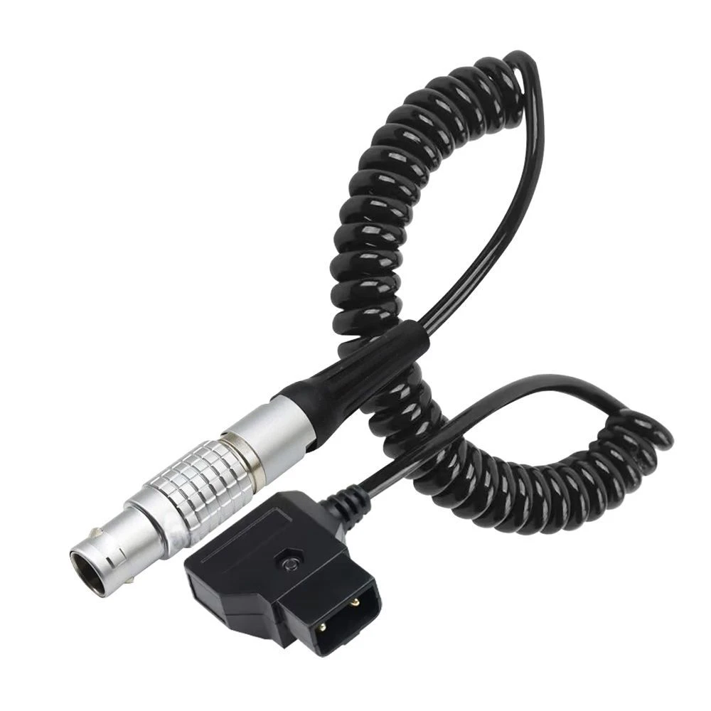 Custom Power Cable D-Tap to 0b 4 2 Pin Male Power Adapter Cable Fgg Connector Coiled D-Tap Cable
