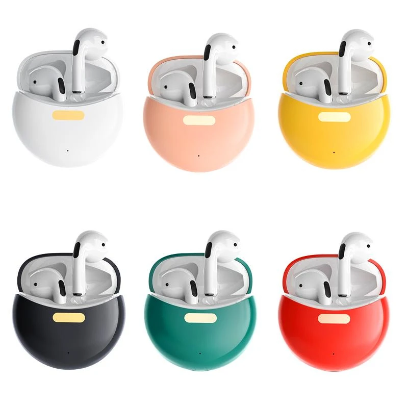 Customized Logo 5 Colors Mini Tws Earphones Tap to Call Siri Noise Canceling True Wireless Earbuds