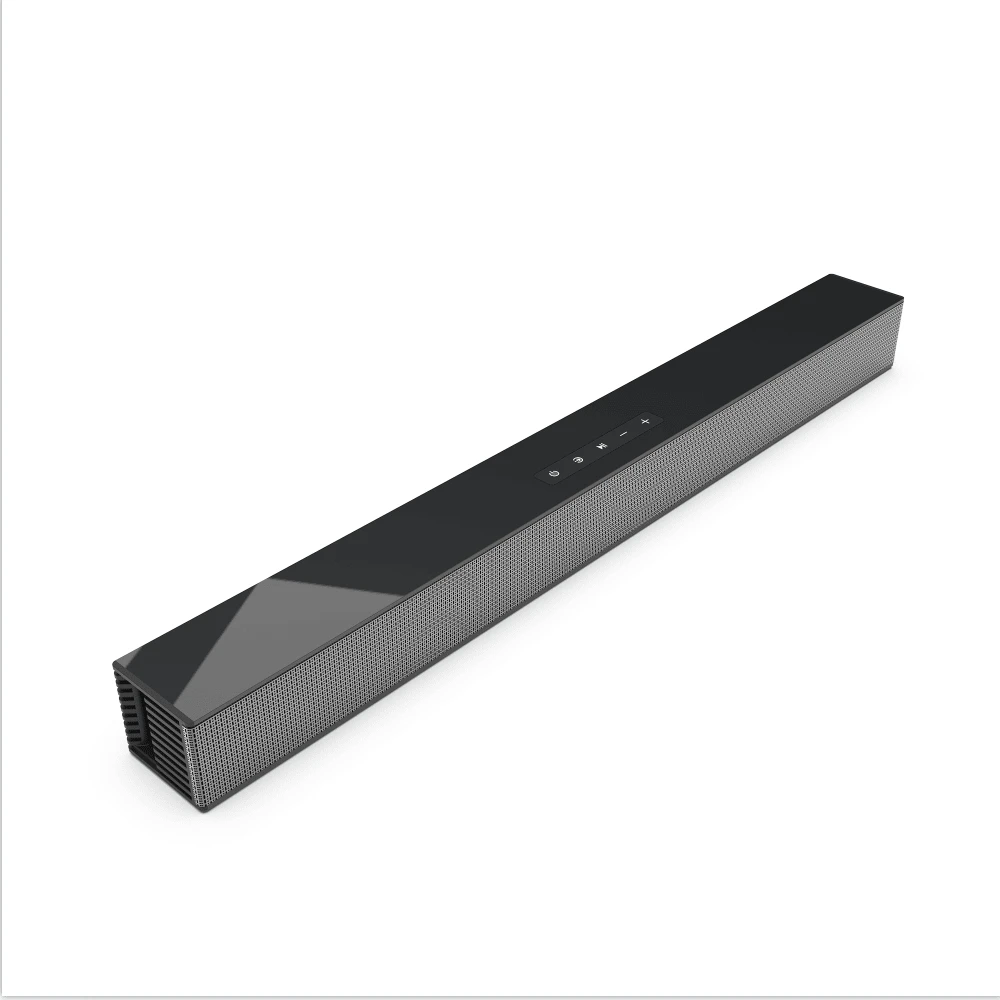 Cyboris BS-18b Wall-Mountable Soundbar Powerful Stereo Surround Sound with Bass Enhancement for Home Theater