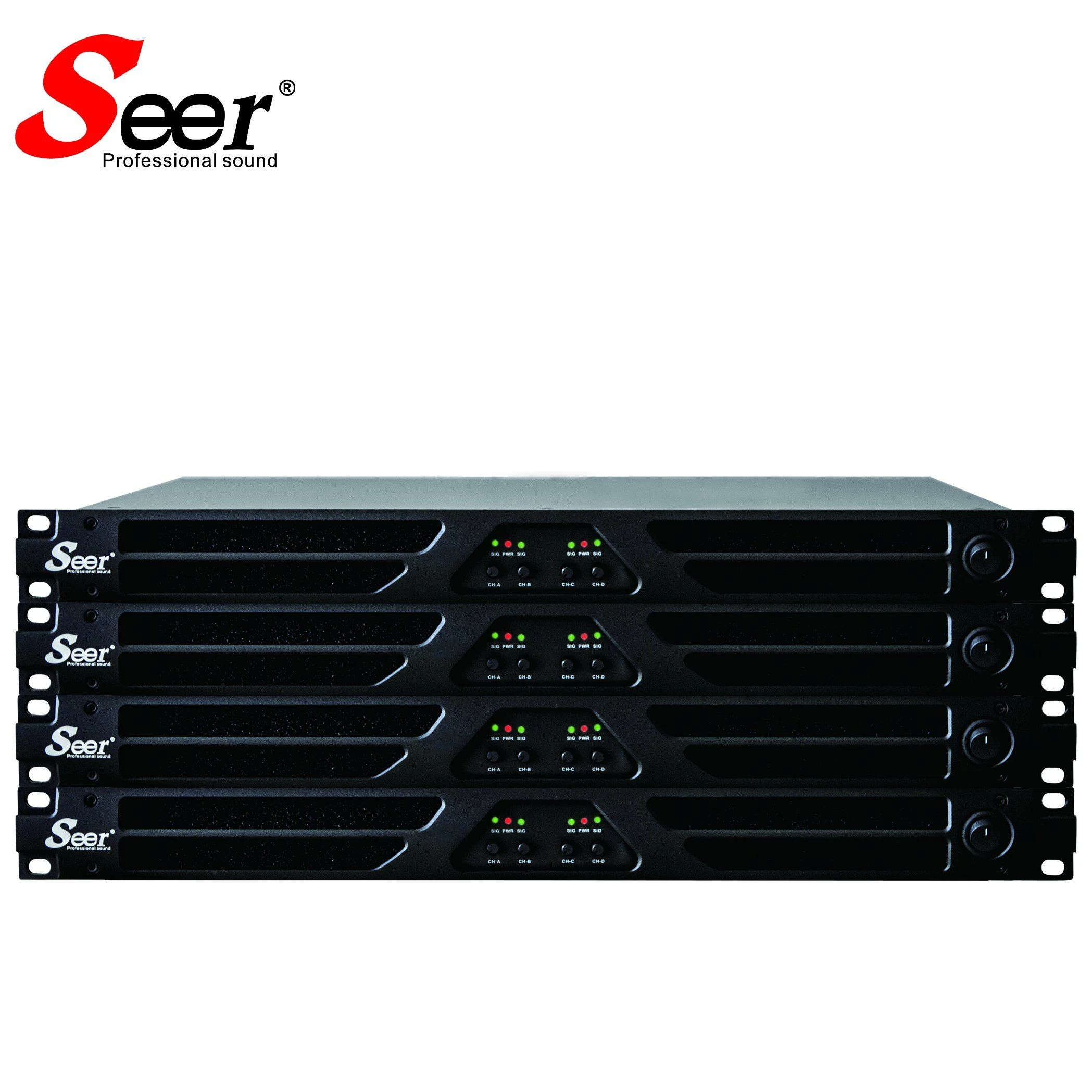D-500 Class D Professional Digital Power Amplifier 2u High Quality Digital Amplifier