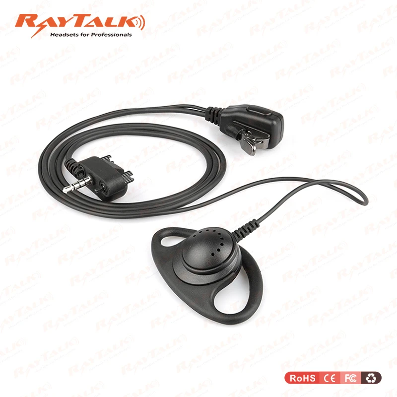 D Shape Earpiece for Motorola Cp040 Gp300 Two Way Radio
