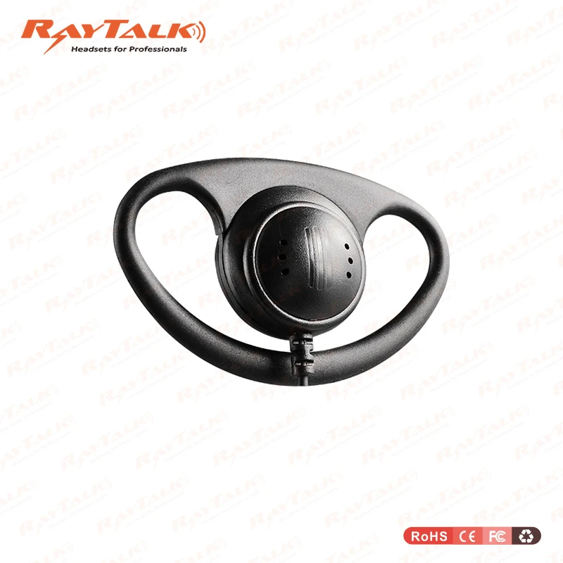 D Shape Earpiece in Qd Type for Two-Way Radio