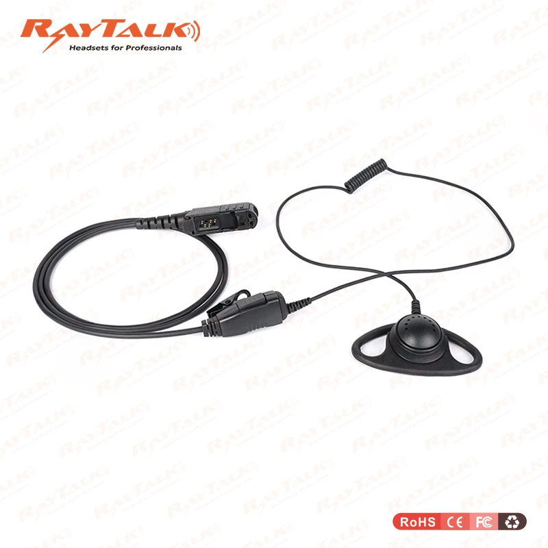 D-Shaped Earpiece Headphones Are Used in Hyte-Ra S1, S, S1mini Business Radios