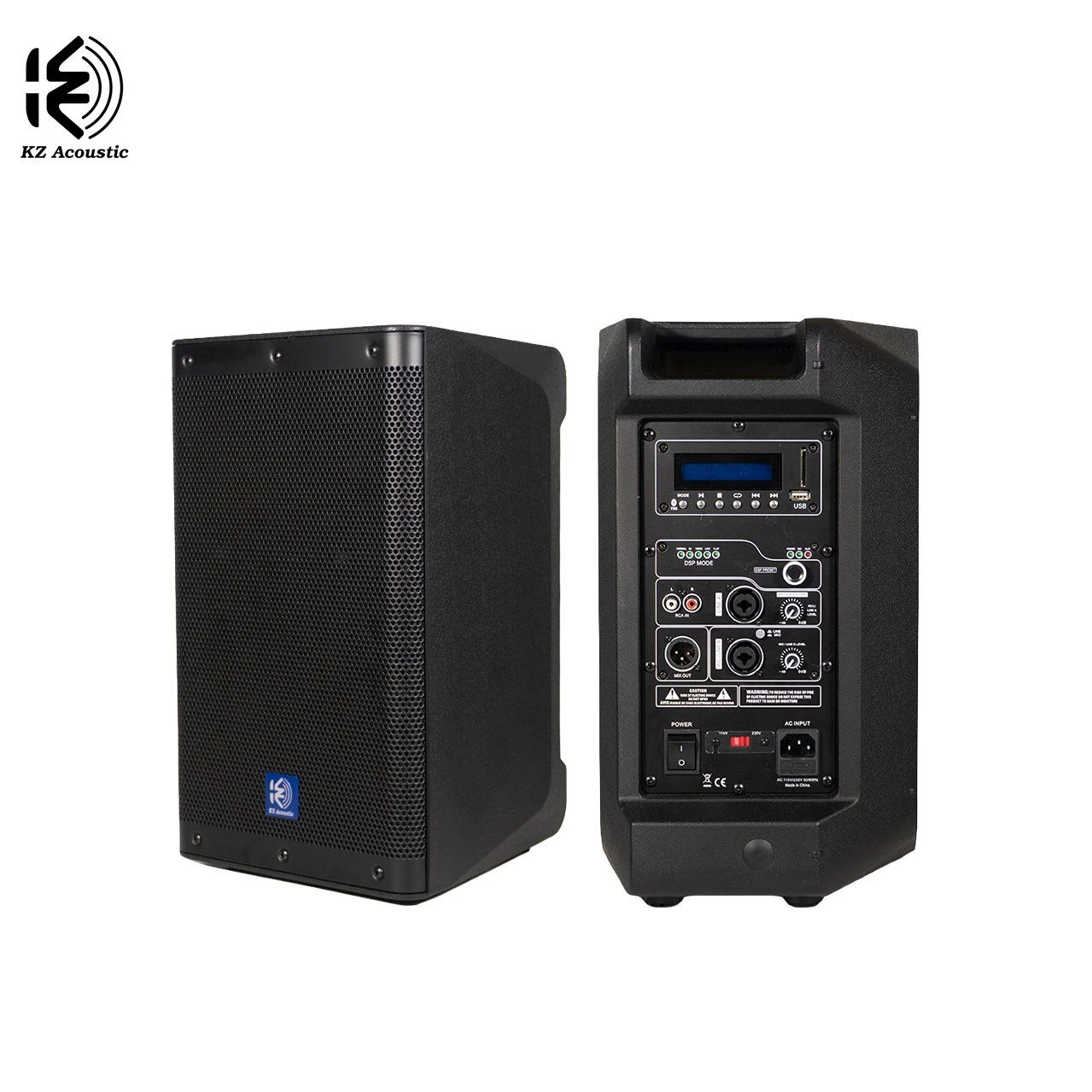 D08A 2 Way Wooden Cabinet Mini Outdoor Event Speaker