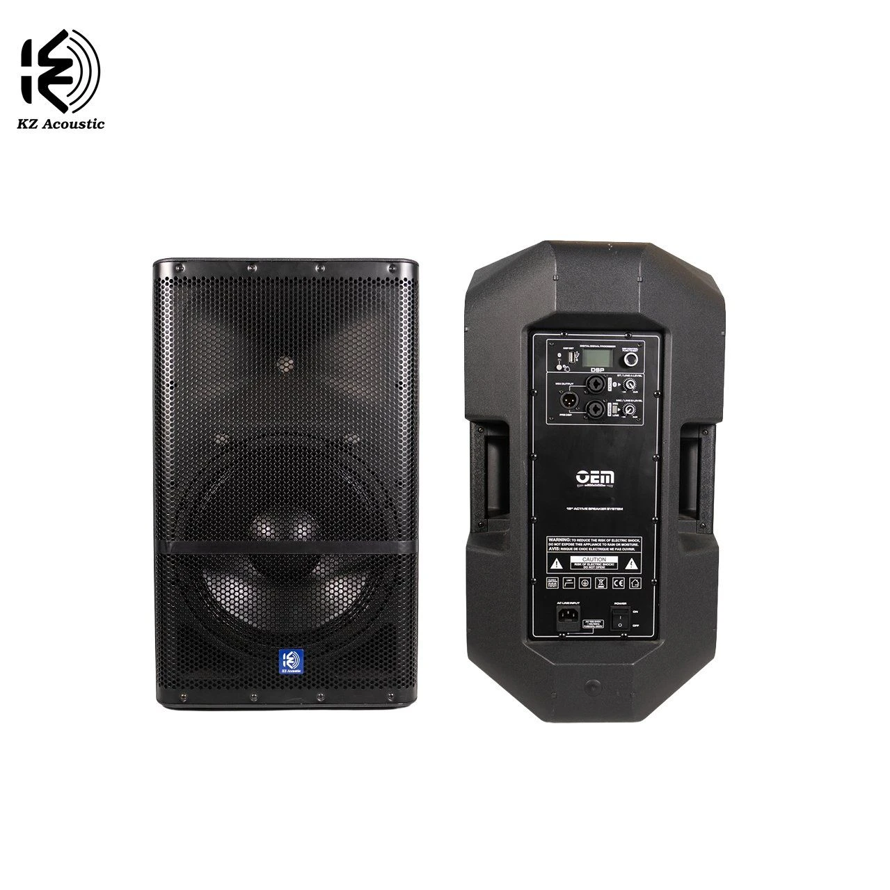 D12A USB SD MP3 Function Professional Active Speaker