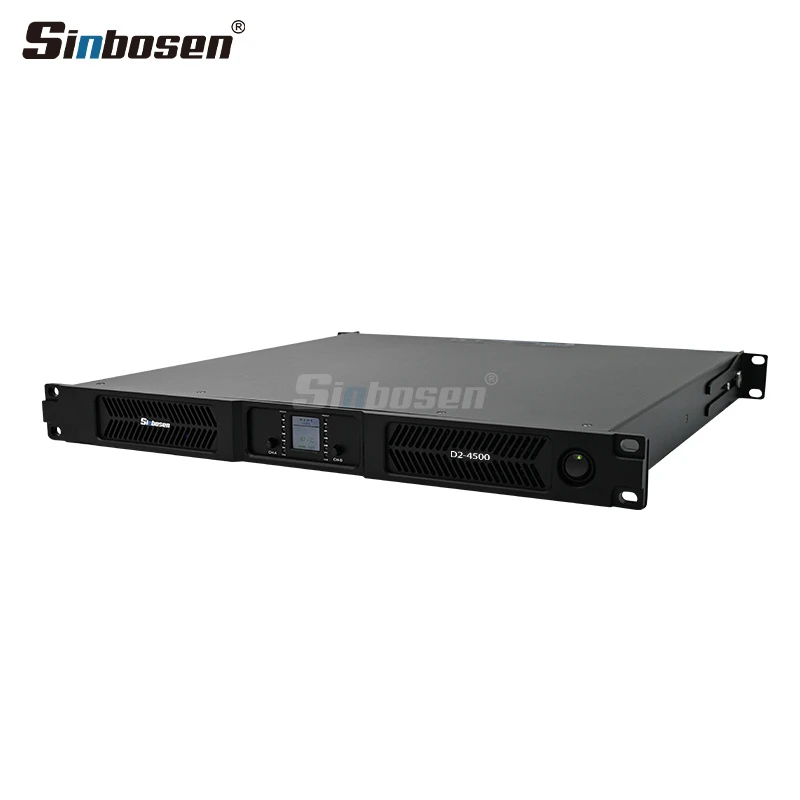 D2-4500 V2.0 1u Class D Professional Sound 2 Channel Digital Audio Power Amplifier 4500W