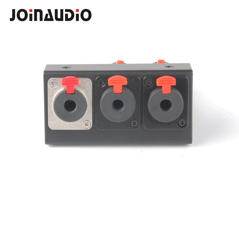 DIY PRO Audio 3 Port 6.35 XLR Pedaltrain Side Mount Panel Kit for Pedalboard
