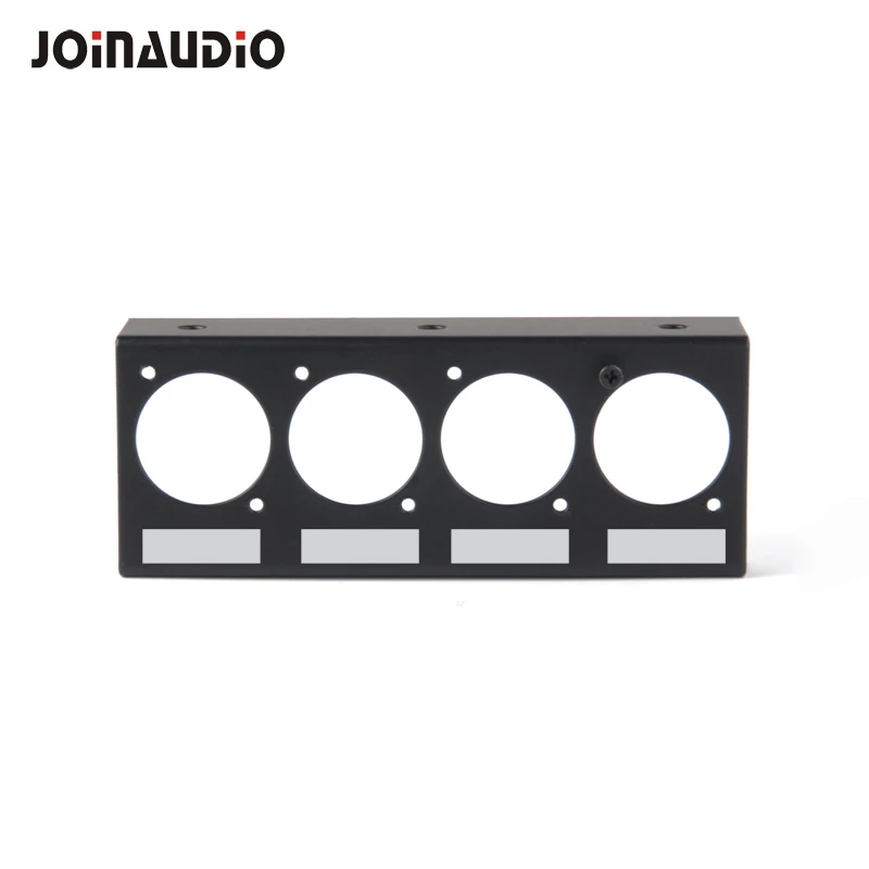 DIY PRO Audio 4 Port 6.35 XLR Pedaltrain Side Mount Panel Kit for Pedalboard
