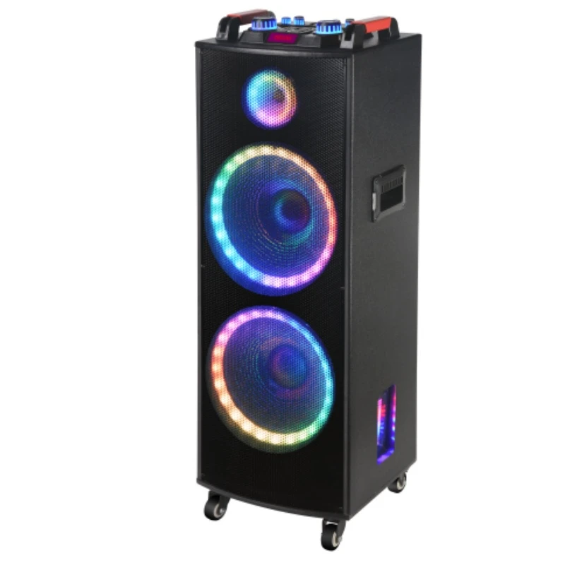 DJ Box Party Sound Box 60W Professional Portable PA Audio Wireless Bluetooth PRO Speaker with Microphone