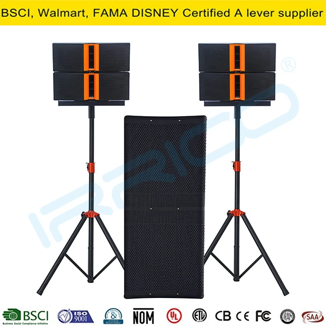 DSP 2.1 Dual 12inch Bt PA Array Line Speaker Audio Bocina Parlante