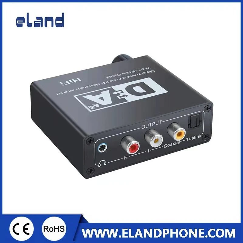 Dac Converter Converts Digital Audio Signals to Analog L/R Audio