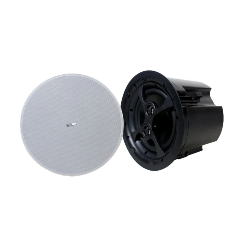 Dante 860duo Poe DSP 2020 New Dante 8 Inch Ceiling DSP Speaker with a RJ45 Ethernet Port