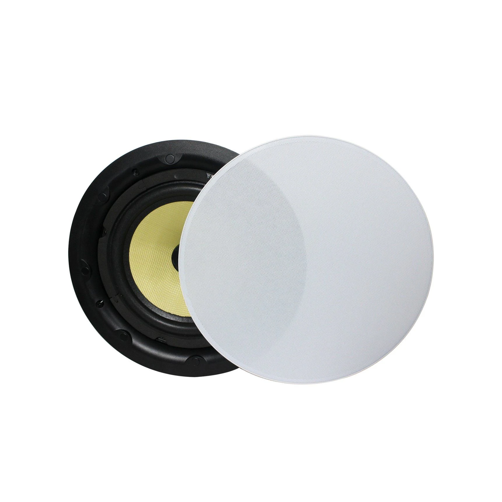 Dante Dp Poe Ceiling Speaker Coaxial Rimless Ceiling Speaker with Poe Power Supply 30W 6/8 Inch Optional