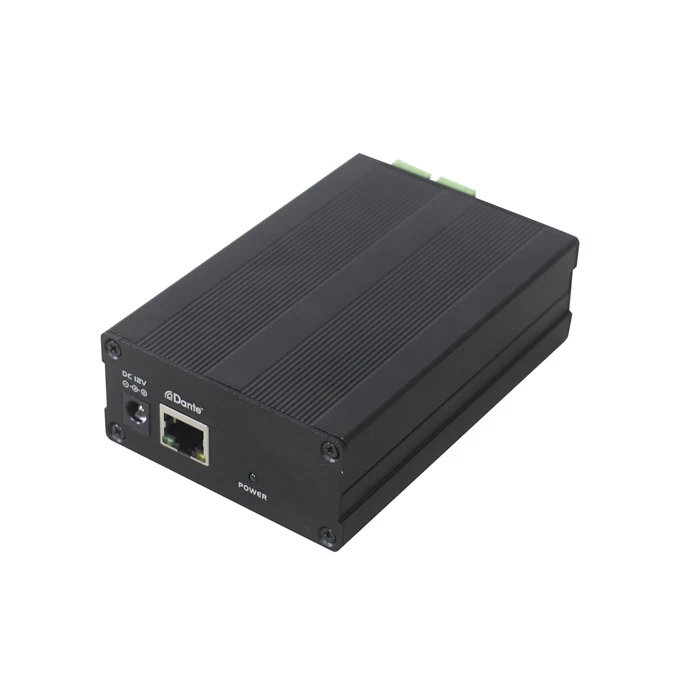 Dante Network PRO Audio–Dante 4 in 4 out Mini Transmitter Dante 4by4I/ Dante 4by4I Poe Public Address System