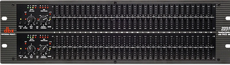 Dbx 2231 Audio Dual 31-Band Professional Equalizer Stereo Graphic