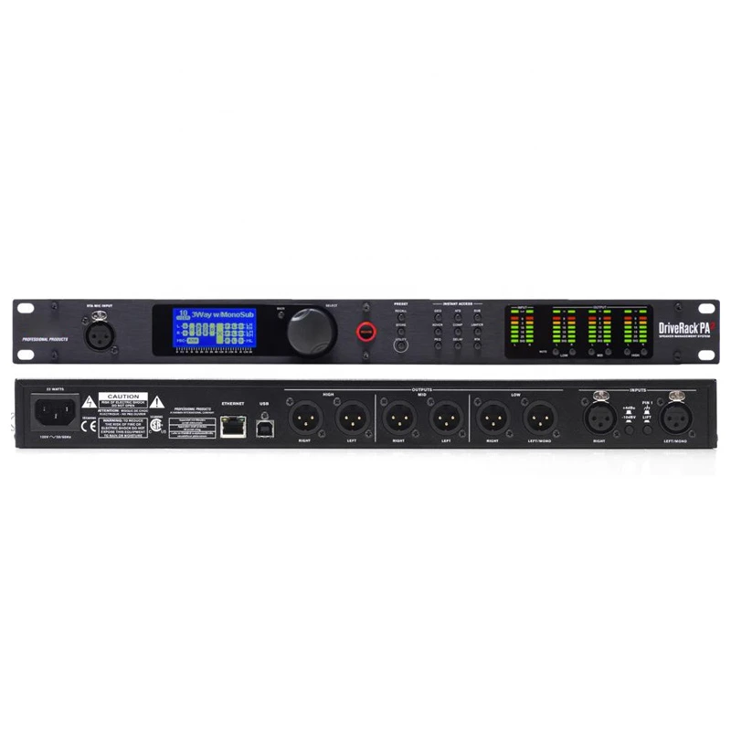 Dbx Driverack PA2 2 in 6 out DSP Digital Audio Sound Processor