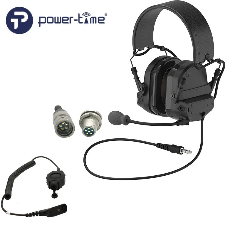Df-8 Headset with Flexible Boom Mic for Clear Dual Comms