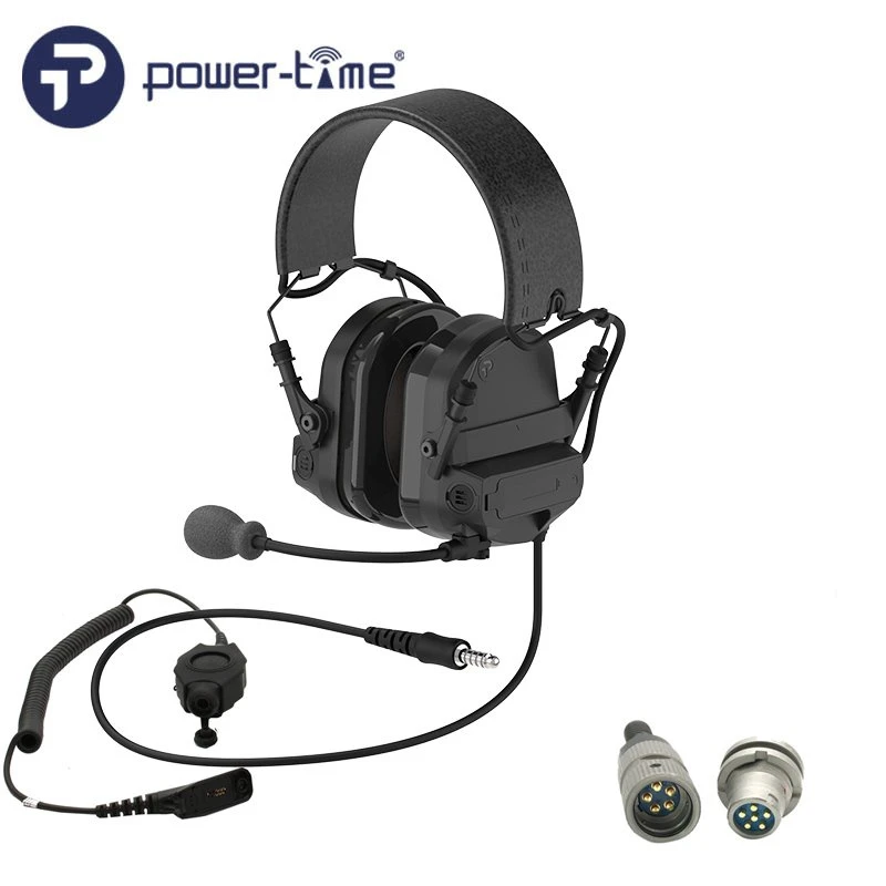 Df-8 Tactical Headset Featuring Instantaneous Impulse Noise Suppression