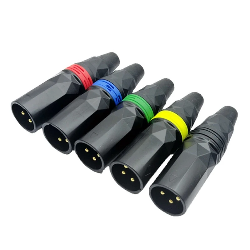 Diamond 3-Pin XLR Cable Connector Microphone Audio Plug
