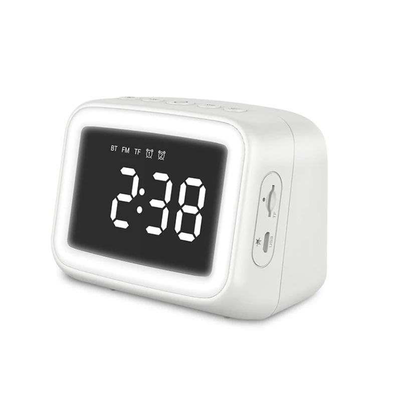 Digital LED Screen Student Alarm Clock FM Radio MP3 Player Wireless Bluetooth Speaker