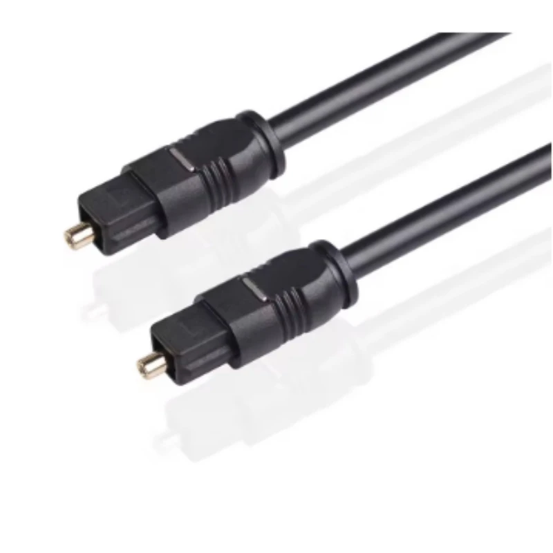 Digital Optical Audio Cable for Toslink Male to Male Spdif MD DVD Gold