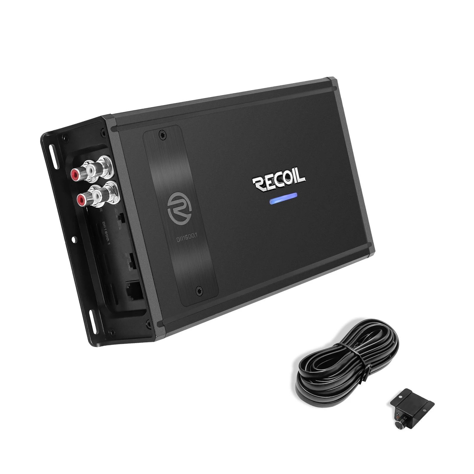 Dii1600.1 Ultra Compact Class-D Mono Car Audio Amplifier, Max 3, 200 Watts, 2-4 Ohm Stable, Bridgeable