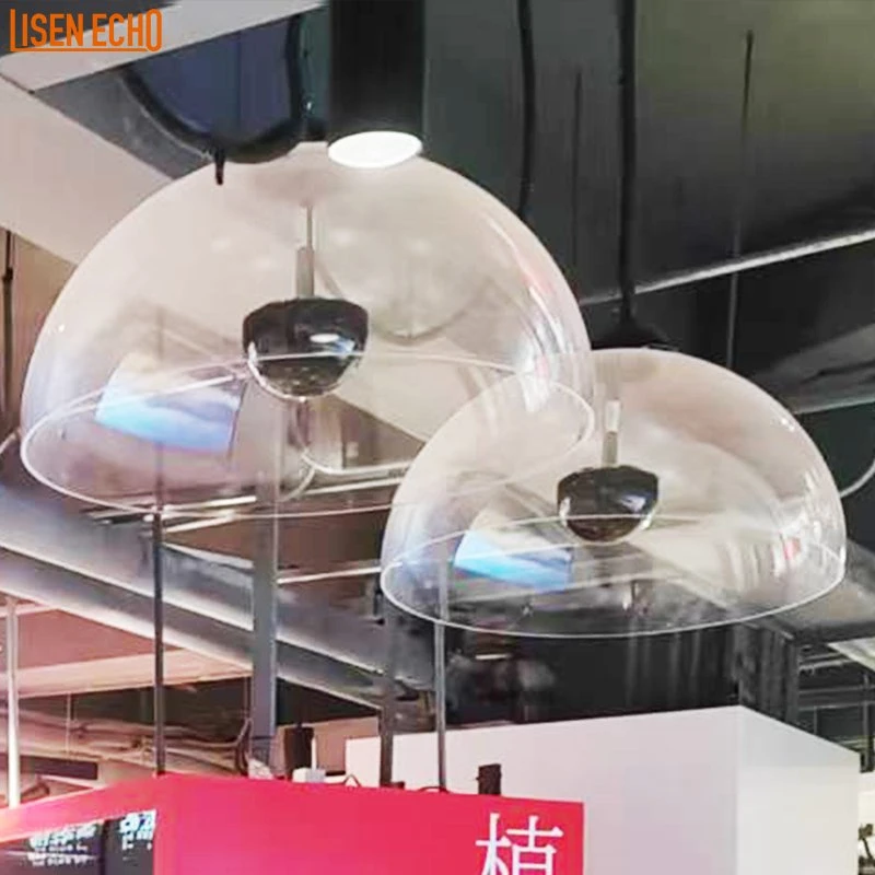 Directional Ceiling-Mounted Sound Dome Speaker Systems with Infrared Sensor for Museums and Exhibits