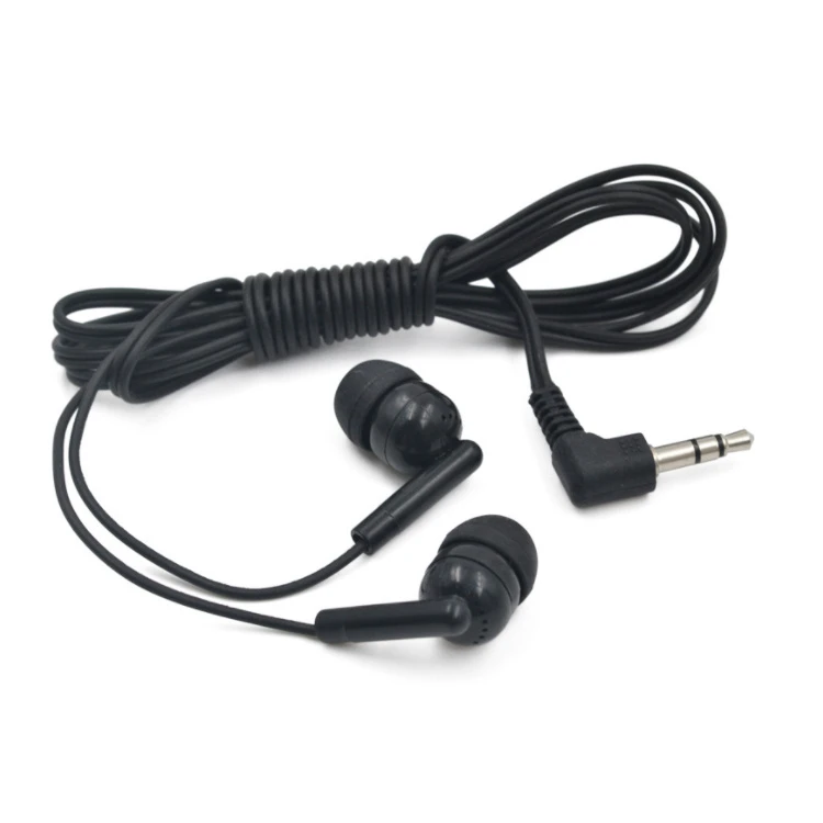 Disposable Earphone Headphone Headset 3.5mm Jack Universal Earphones Earbuds for Smart Phone MP3 MP4 Tablet
